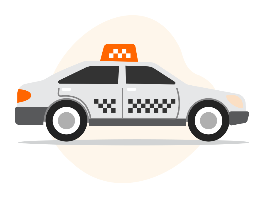standard taxi icon