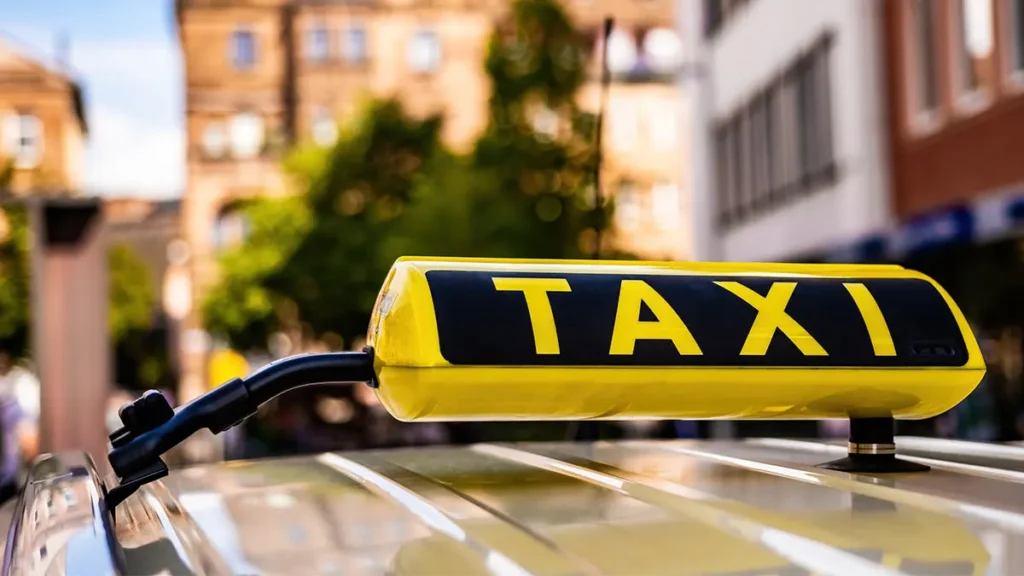 Taxi cab sign